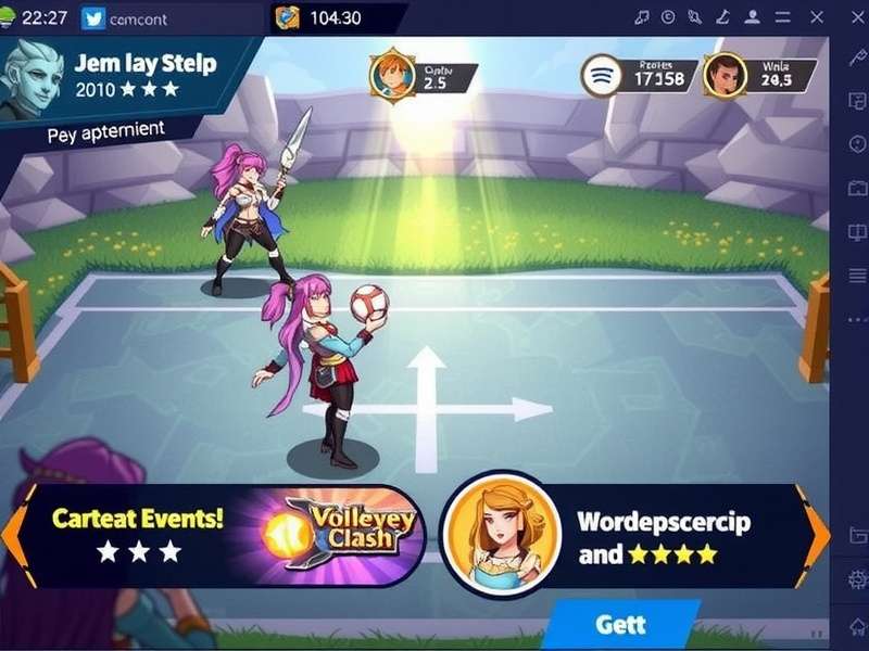 Volley Star Celestial Clash gameplay screenshot